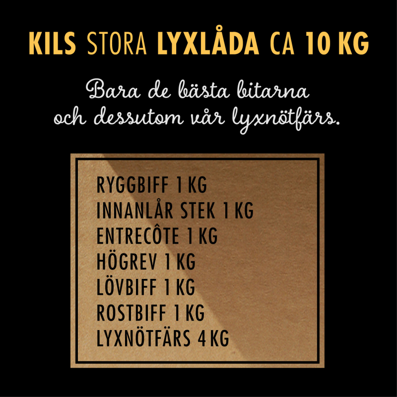 Kils Stora Lyxlåda i gruppen Köttlådor hos Kils Slakteri AB (120003)